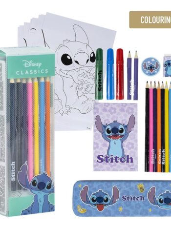 SET PAPELERÍA COLOREABLE Stitch