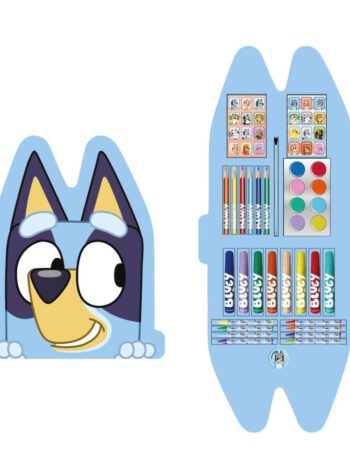 SET PAPELERÍA COLOREABLE CAJA Bluey