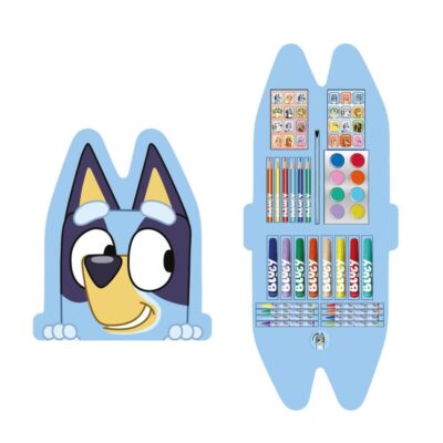 SET PAPELERÍA COLOREABLE CAJA Bluey
