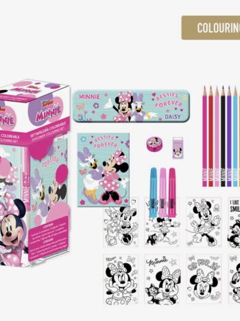 SET PAPELERÍA COLOREABLE MINNIE