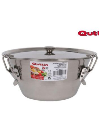 FLANERA CONICA 20cm ACERO INOX "QUTTIN"