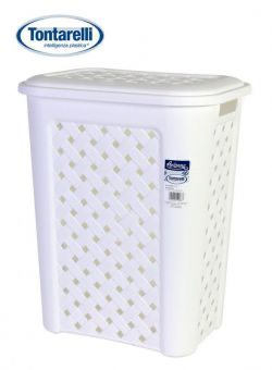 PONGOTODO C/TAPA  30 L "ARIANNA" BLANCO