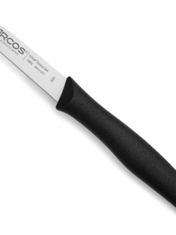 CUCHILLO MONDADOR 80 MM., MANGO NEGRO