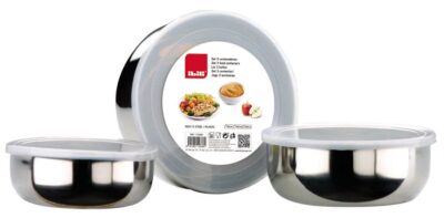 SET DE 3 FIAMBRERAS INOX 14+16+18 CMS.
