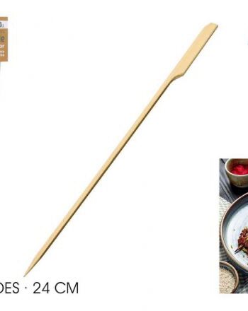 Paquete 20 Pinchos Bambú Agarrador 24 cm.