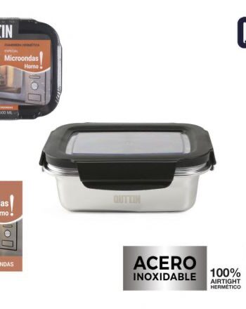 FIAMBRERA ACERO 0.6L MICROONDAS-HORNO