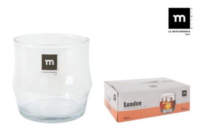 JUEGO 6 VASOS 365cc LANDON