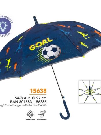 Paraguas infantil 45/8 Manual FUTBOL GOAL