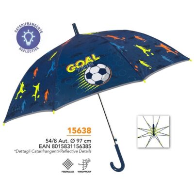 Paraguas infantil 45/8 Manual FUTBOL GOAL