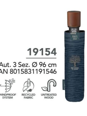 Paraguas Hombre 54/8 Automatico Bicolor