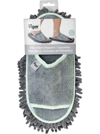 Mopa Microfibra con Forma de Zapatilla Gris/Verde