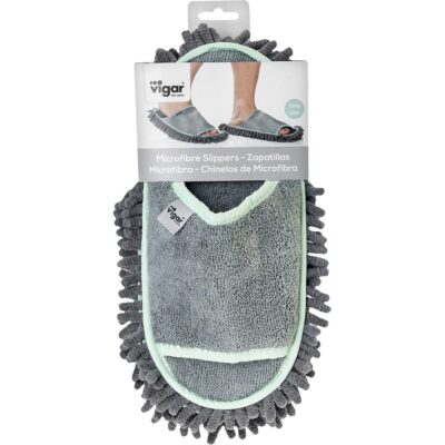 Mopa Microfibra con Forma de Zapatilla Gris/Verde