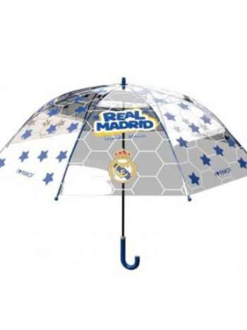 Real Madrid Paraguas Manual Infantil 48 cm Transpa