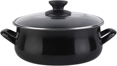 Cacerola black tapa vidrio 28 cm
