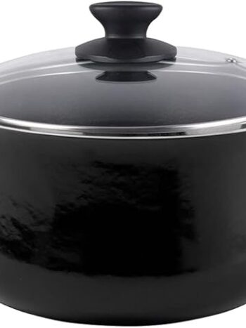 Olla Black tapa vidrio 28 cm