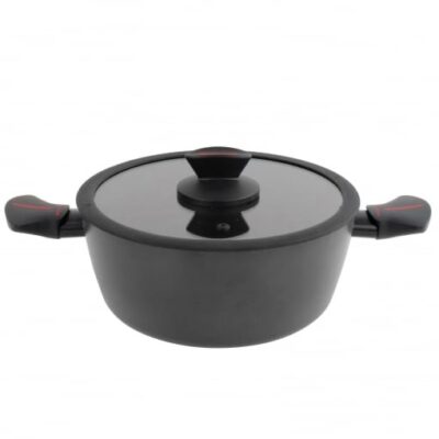 Cacerola de Acero Esmaltado con Tapa MAESTRA 24cm.