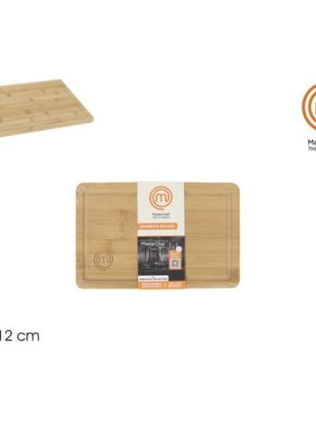 TABLA DE CORTAR BAMBÚ 23x15x0.75cm MASTERCHEF