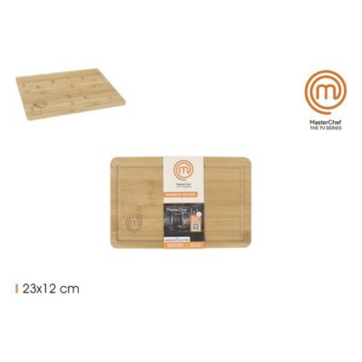 TABLA DE CORTAR BAMBÚ 23x15x0.75cm MASTERCHEF