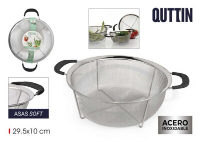 ESCURRIDOR ACERO ASAS SOFT 29.5CM QUTTIN