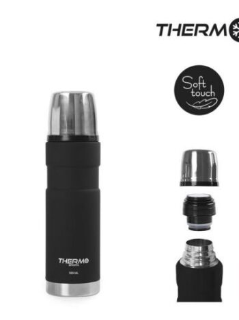 TERMO ACERO NEGRO 500ML THERMOSPORT