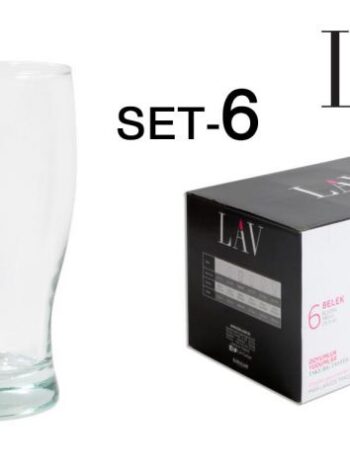 SET 6 VASOS CERVEZA 580cc "BEL"