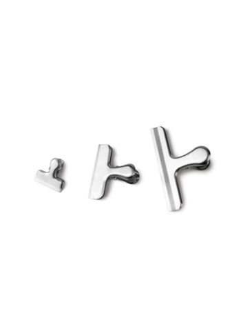 SET 3 CLIPS INOX