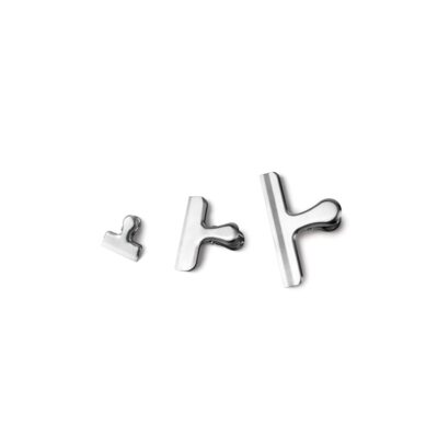 SET 3 CLIPS INOX
