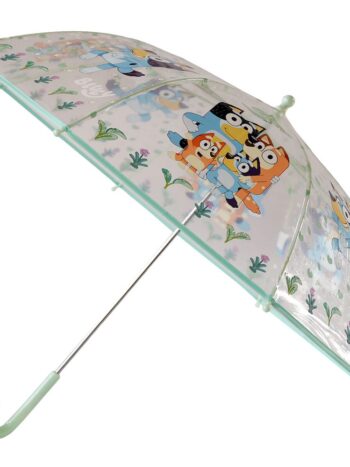 BLUEY PARAGUAS MANUAL INFANTIL 48 CM TRANSPARENTE
