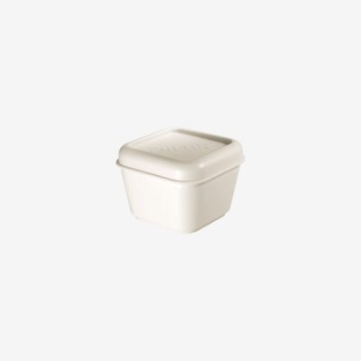 LUNCH BOX CAP. 0.33L TAPA BLANCA