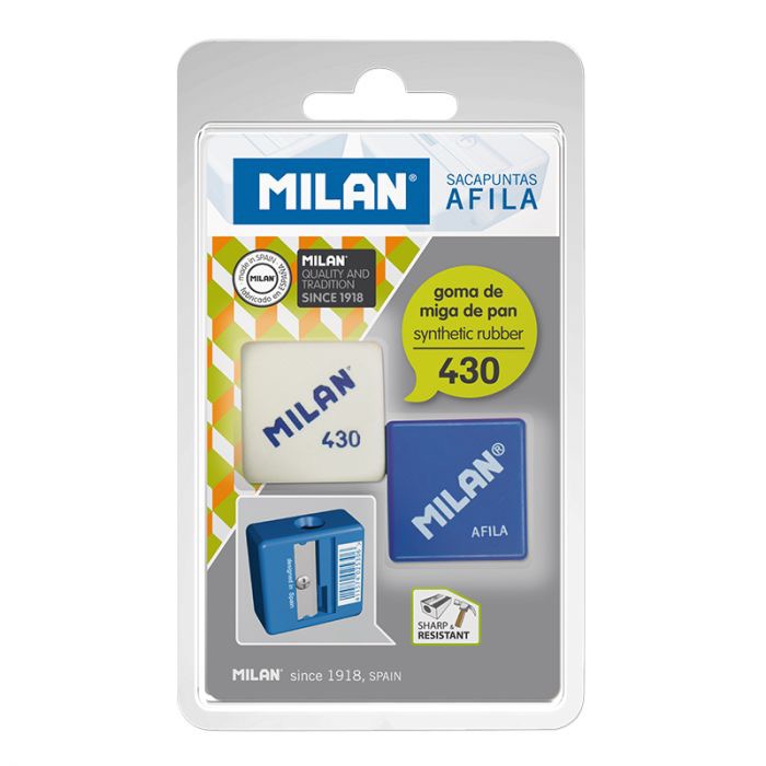 BLISTER SACAPUNTAS AFILA + GOMA 430
