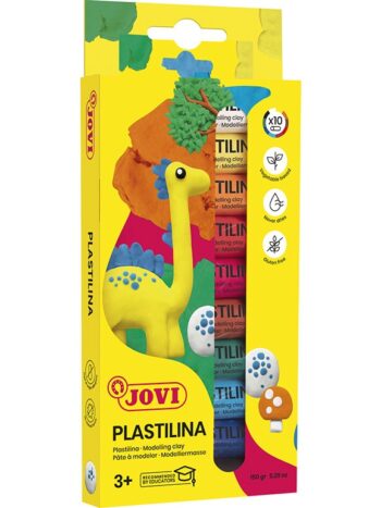 PLASTILINA Estuche 10 barras 15 g colores surtidos