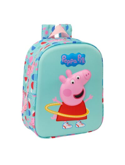 MOCHILA GUARDERIA 3D BOLSILLO RED PEPPA PIG