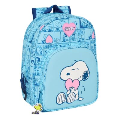 MOCHILA INFANTIL ADAPT.CARRO SNOOPY "LOVE"