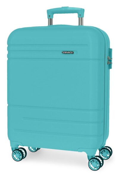 TROLLEY ABS 55CM.4R.MOVOM GALAXY TURQUESA
