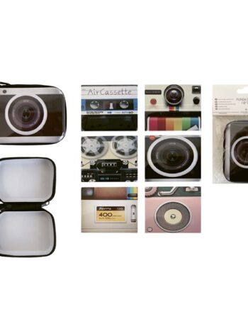 CAJA METAL VINTAGE RECTANGULAR CON CREMALLERA