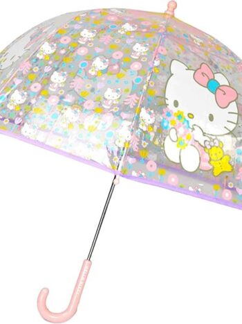 Hello Kitty Paraguas Manual Infantil Transp