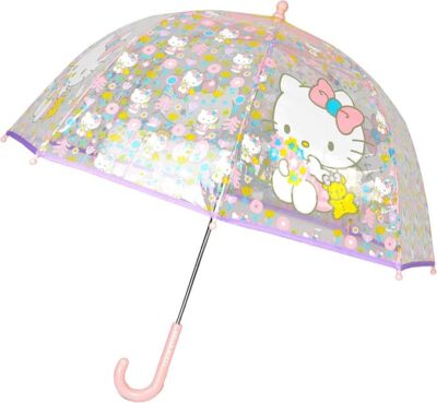 Hello Kitty Paraguas Manual Infantil Transp