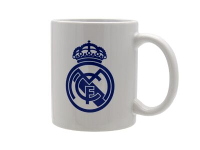 Real Madrid Taza Cerámica Escudo Azul en Caja
