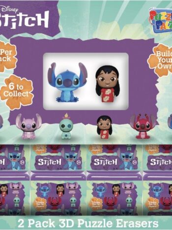 Stitch Puzzle Palz Cápsulas Dobles en Dispensador