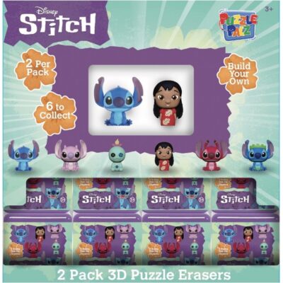 Stitch Puzzle Palz Cápsulas Dobles en Dispensador