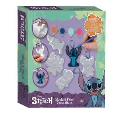 Stitch Set Grande de Escayola para Moldear y Pinta