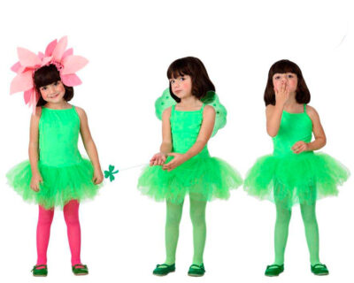 DISFRAZ BAILARINA VERDE 7-9 años