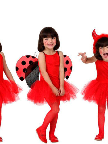 DISFRAZ BAILARINA ROJO 5-6 años
