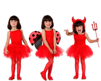 DISFRAZ BAILARINA ROJO 10-12 años