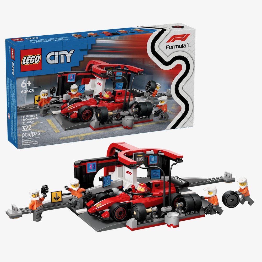 LEGO City, Parada en Boxes de F1® y Equipo de Mecá