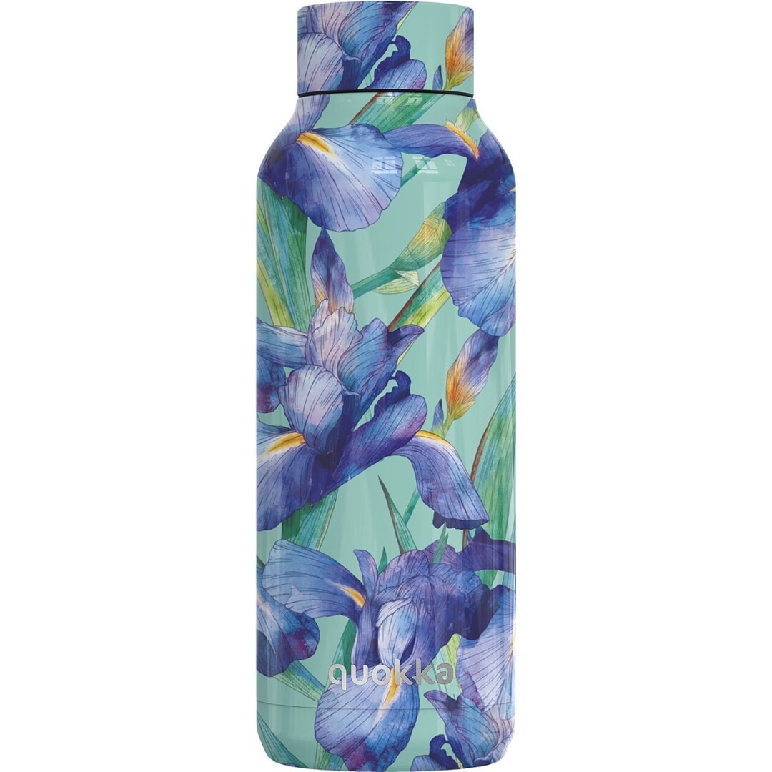 BOTELLA TERMO 510ML ACERO INOX SOLID BLUE IRISES